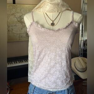 Old Navy Baby Pink Lace Camisole